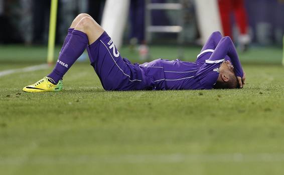 Ilicic sconsolato a terra. Action Images